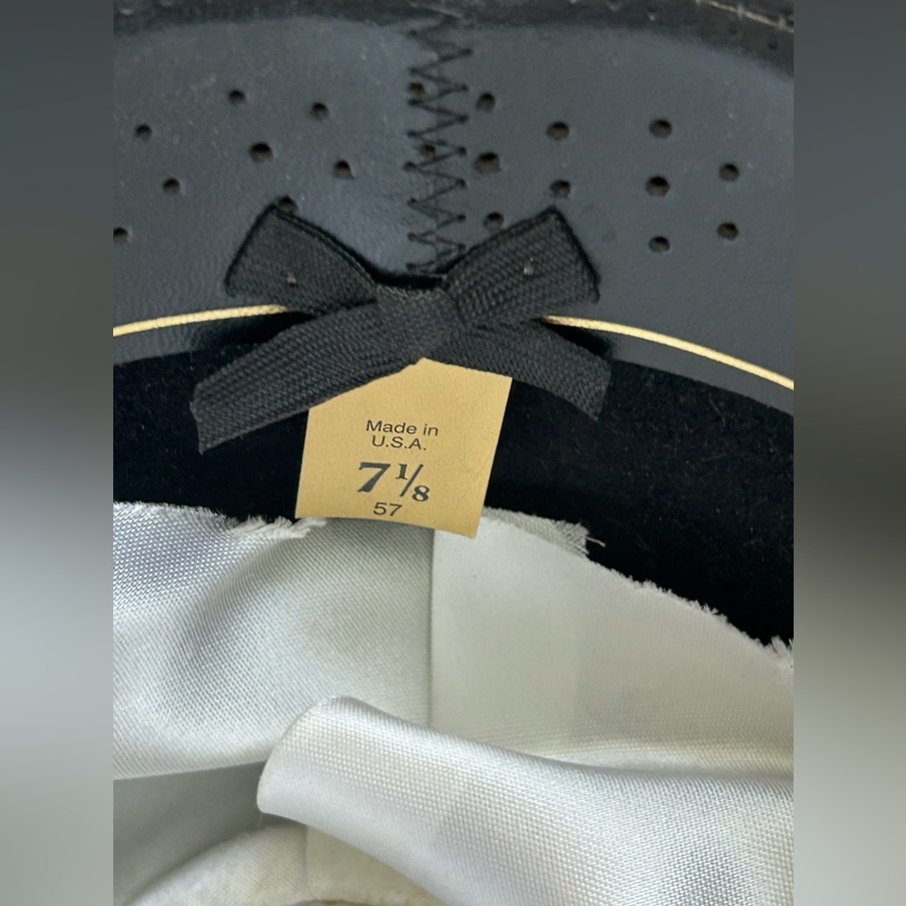 Serratelli 5x Beaver western cowboy hat with horsehair hat band - Picture 4 of 16